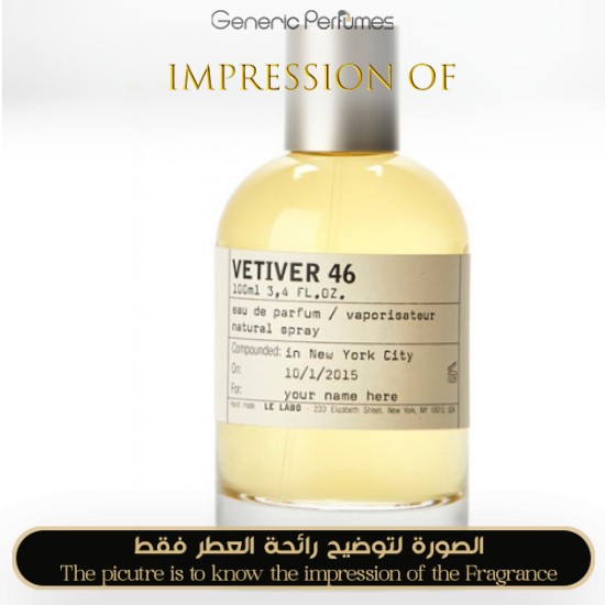 Le Labo - Vetiver 46 Unisex - Grade A+