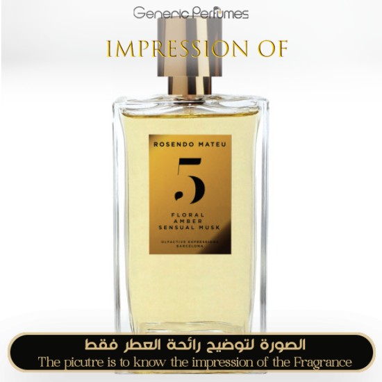 Rosendo Mateu Olfactive Expressions - N 5 Floral-Amber-Sensual-Musk for Unisex A+