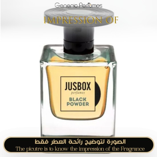 Jusbox perfumes - Black Powder for Unisex by Jusbox perfumes