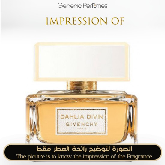 Dahlia Divin Givenchy Perfume Oil for women Generic Perfumes by www.genericperfumes