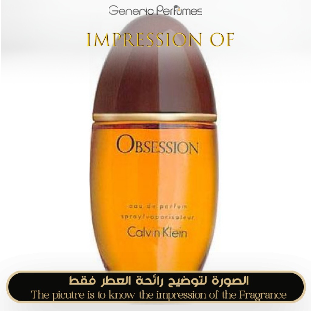 Obsession Calvin Klein Perfume Oil for women Generic Perfumes by www.genericperfumes