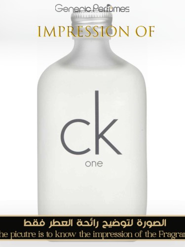 CK One Calvin Klein Perfume Oil for women and men Generic Perfumes by www.genericperfumes