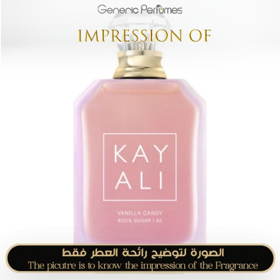 Inspired Kayali - Vanilla Candy Rock Sugar 42 EDP for Women