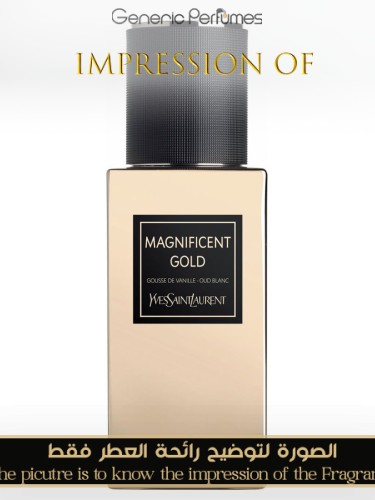 Magnificent gold yves saint laurent best sale