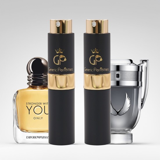 Spend $150 to get 2 Pcs Travel Spray 1- Invictus Platinum Man 2- Stronger With You Only Man A+